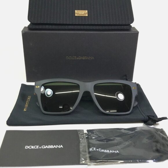 Dolce and Gabbana Matte Black Havana Tortoise 55mm